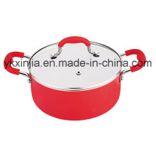 Kitchenware 20cm Aluminum Ceramic Coating Sauce Pot, Cookware, Energy-Saving Pot